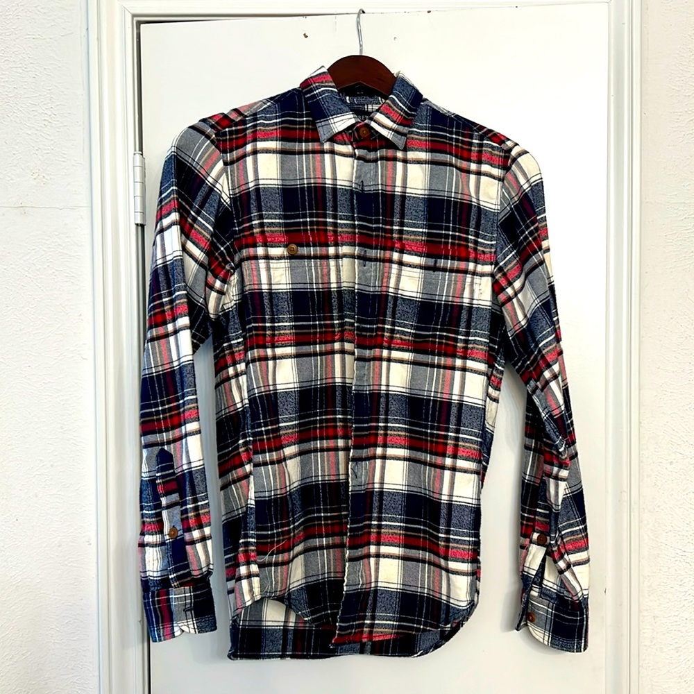x small j. crew flannel